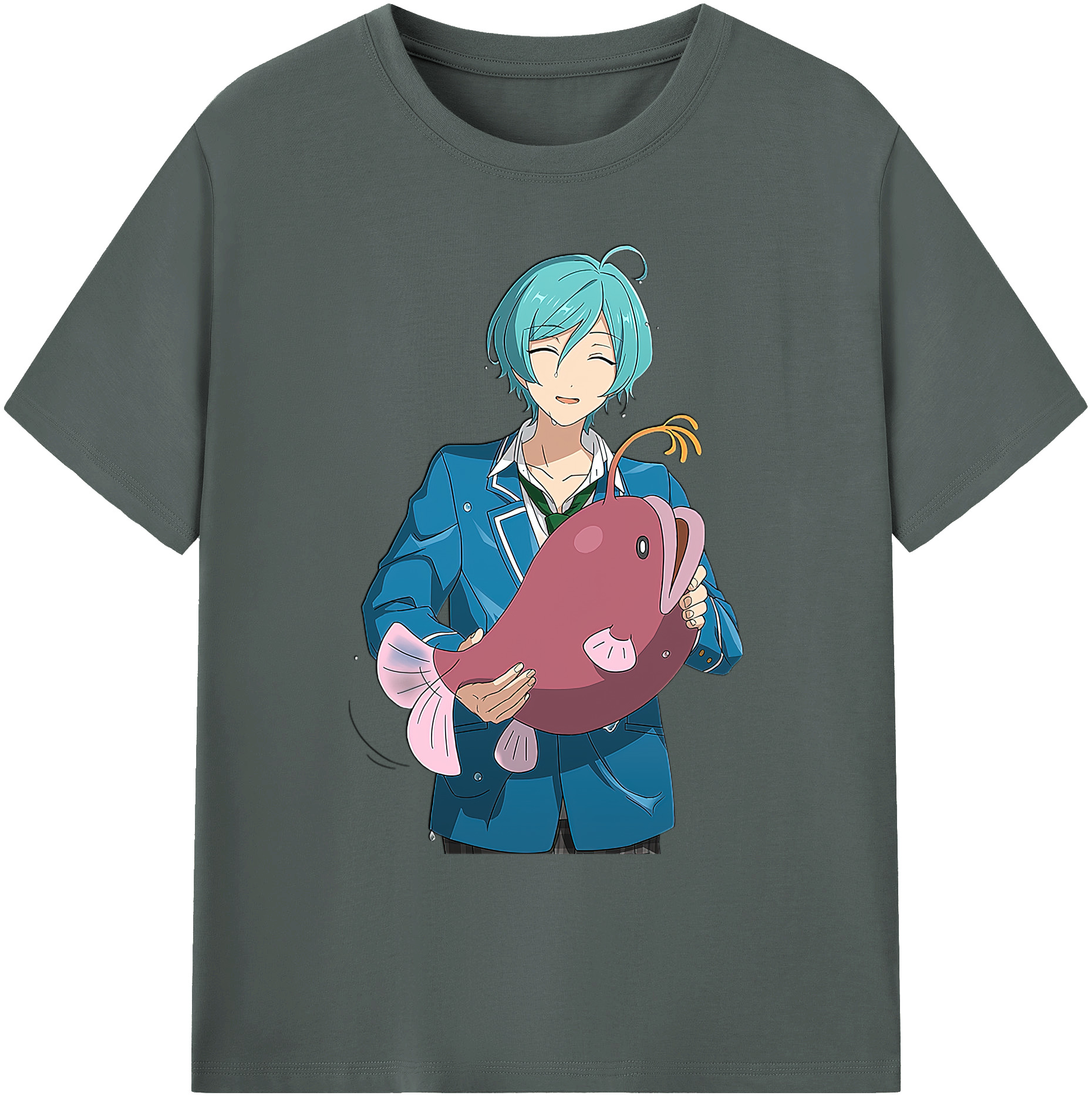 （画像用） あんさんぶるスターズ! Ensemble Stars 綿100％ メンズ半袖Tシャツ｜肌触りやわらか＆通気性